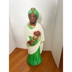 Vintage Empire Blow Mold Wiseman Nativity Figure Light-Up Decoration 22 inches